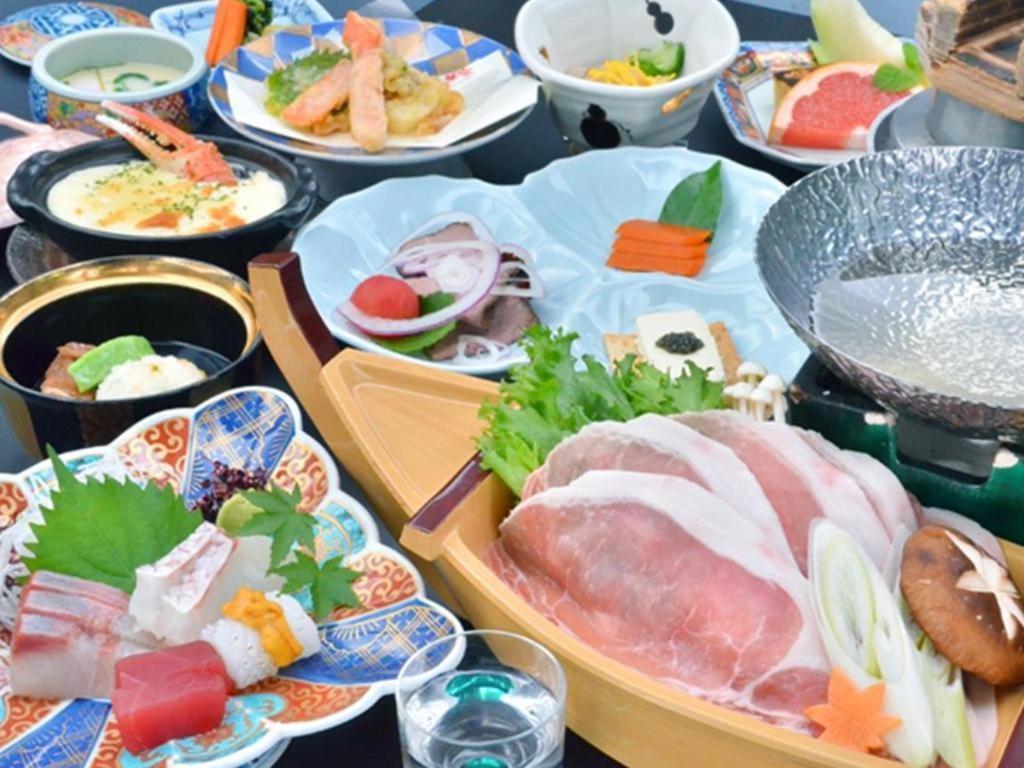 Takeo Onsen Heights Hotel Bagian luar foto